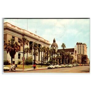 Vintage Tampa Florida Federal Building Postcard 1973 Plastichrome